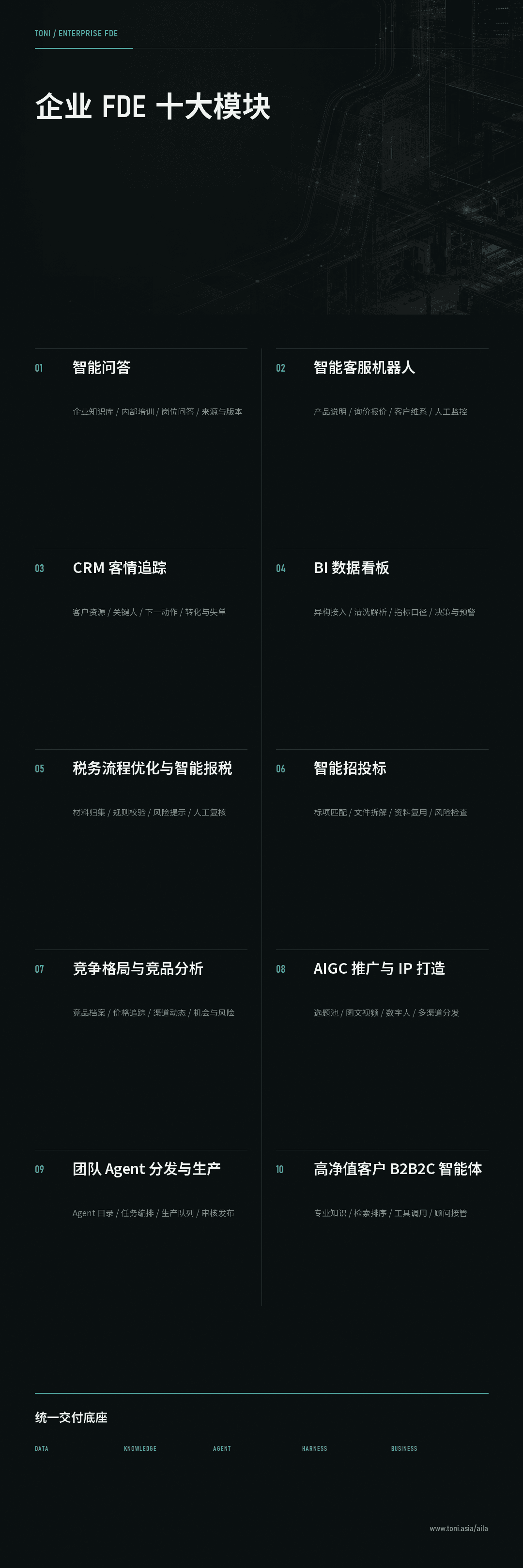 石墨版企业 FDE 十大模块长图