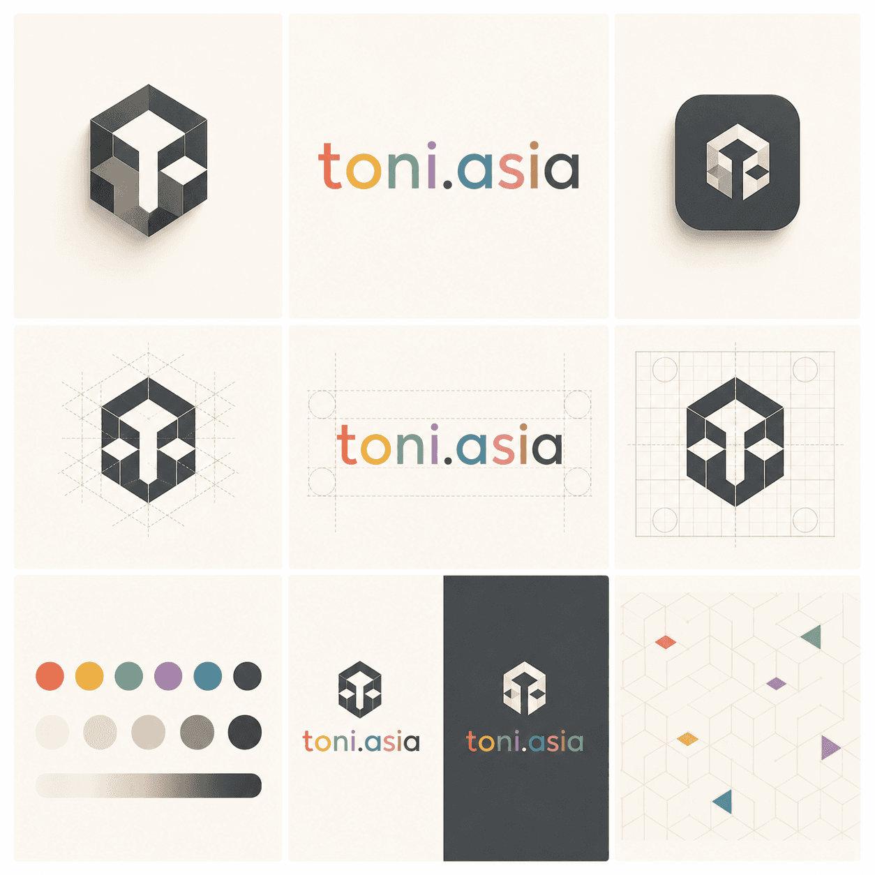 Toni Asia 品牌识别板